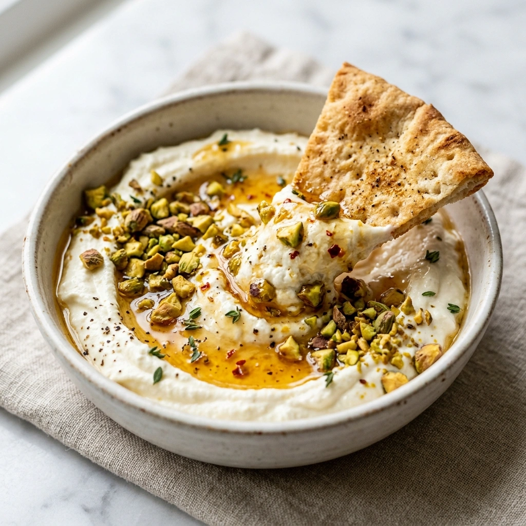 Whipped Feta Dip with Hot Honey and Pistachios: Quick & Easy Recipe 10 Whipped Feta Dip with Hot Honey and Pistachios