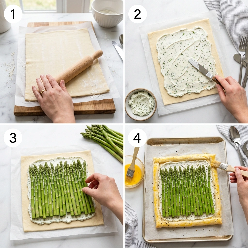 Asparagus and Goat Cheese Tart