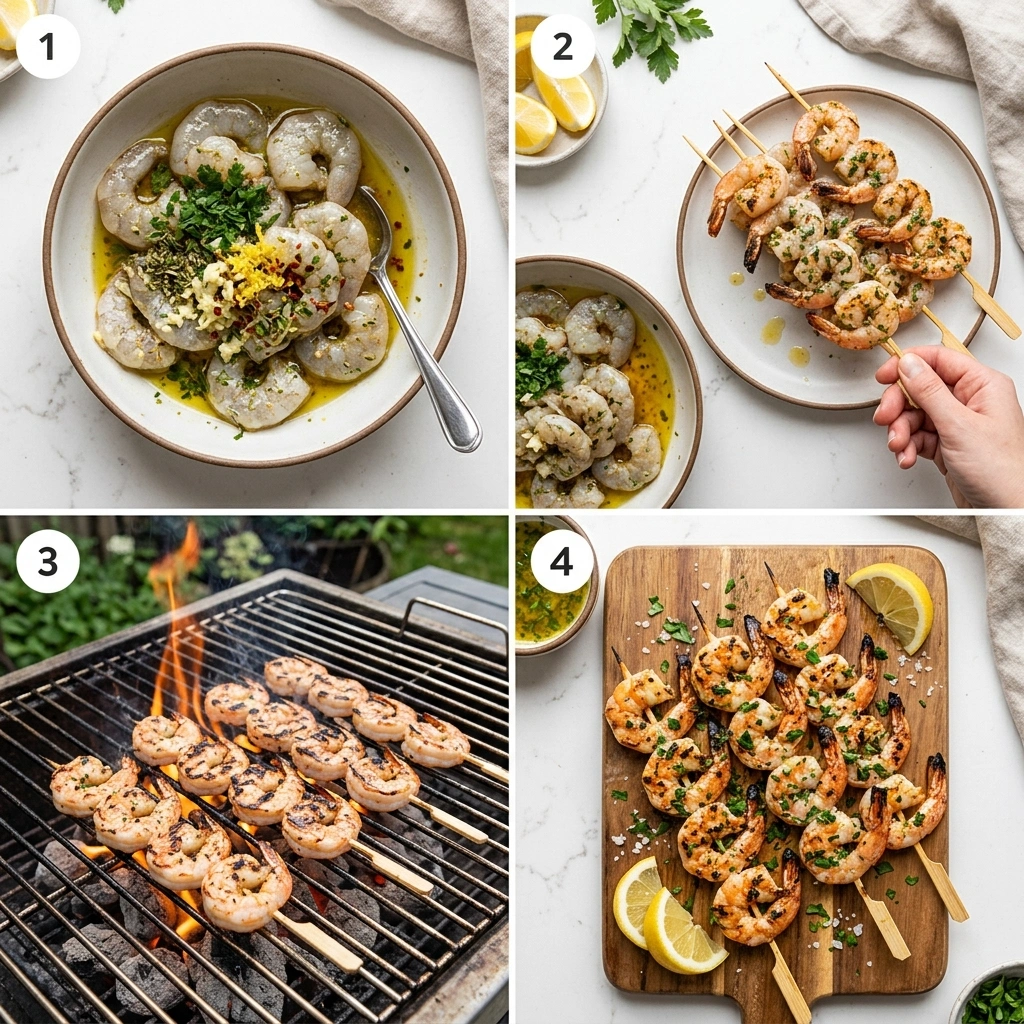 Grilled Shrimp Skewers