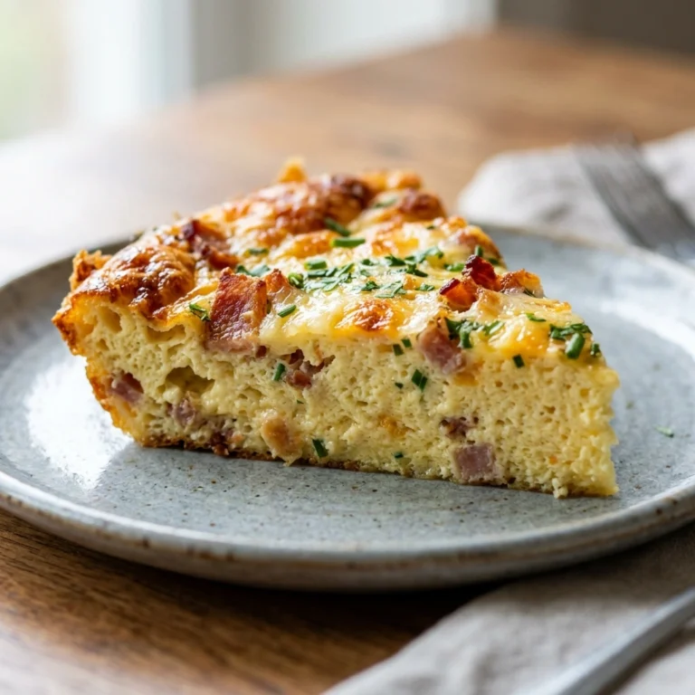 Crustless Quiche Lorraine