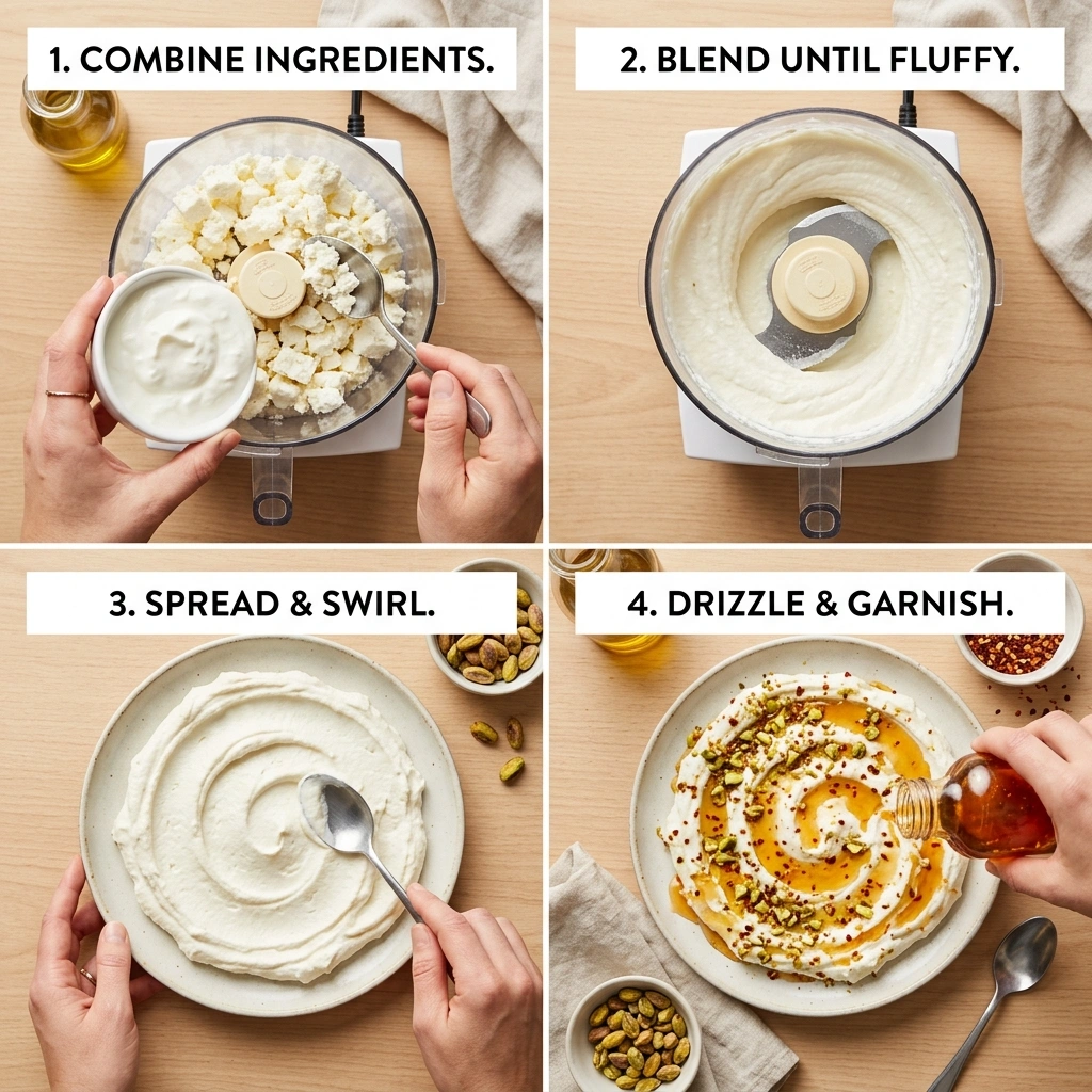 Whipped Feta Dip with Hot Honey and Pistachios: Quick & Easy Recipe 11 Whipped Feta Dip with Hot Honey and Pistachios
