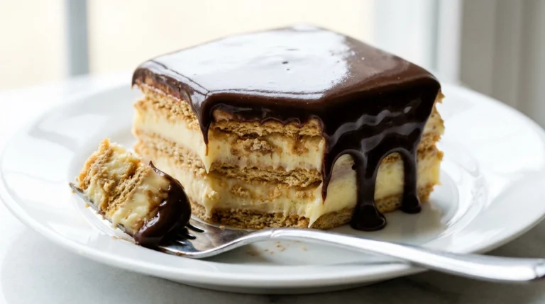 No-Bake Chocolate Éclair Cake